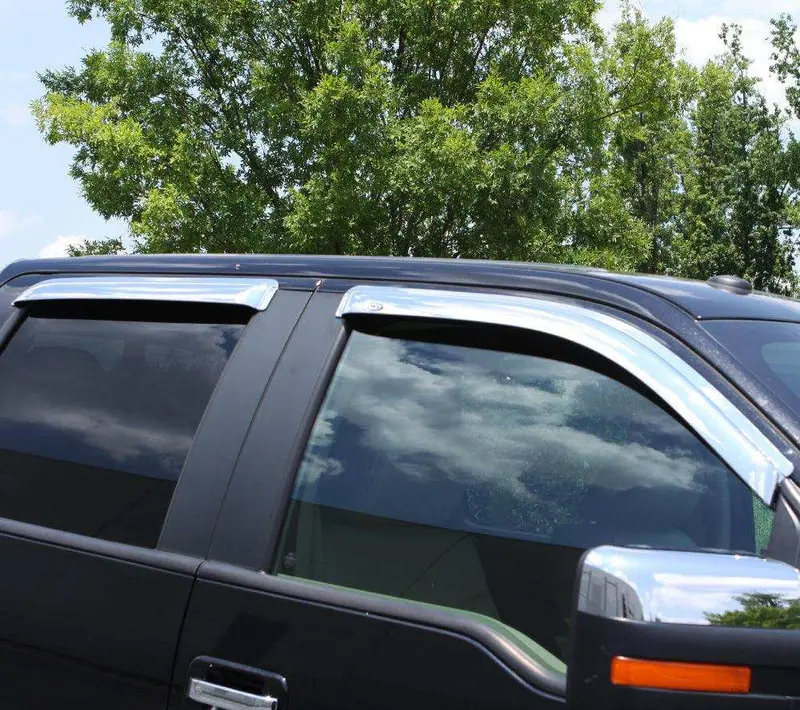 Avs Chrome Ventvisor Deflectors – Exterior-Mount, 4-Piece Set 1