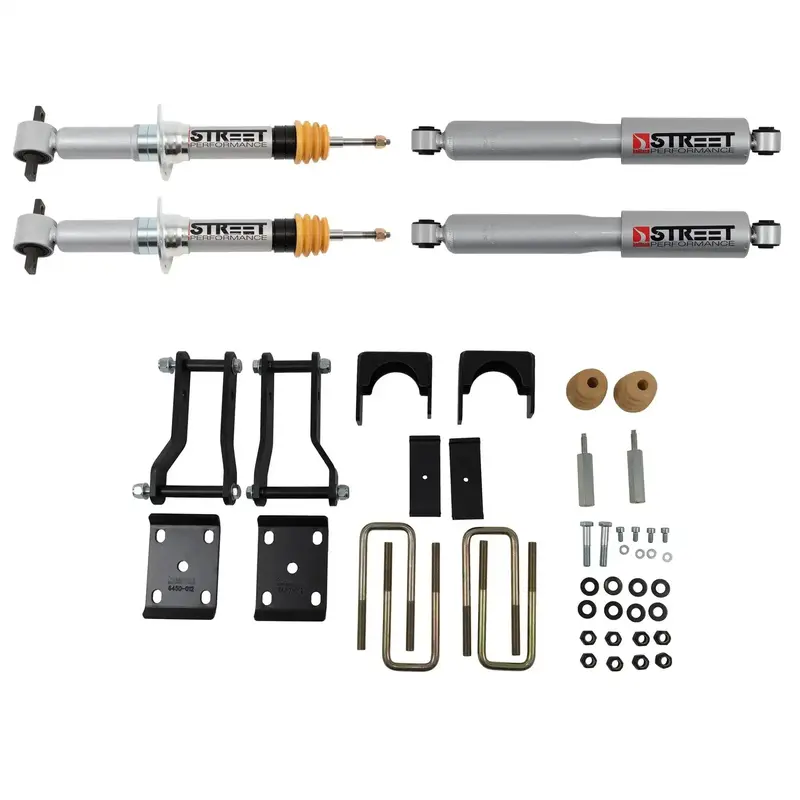Belltech 1044Sp Street Performance Lowering Kit – Front & Rear With Tuned Shocks 1