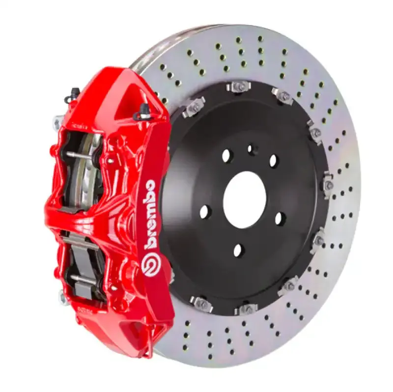 Brembo Gt Big Brake Kit – Front, 6-Piston Calipers, 405X34Mm Drilled Rotors For Toyota Land Cruiser J200 (2016–2021) 1
