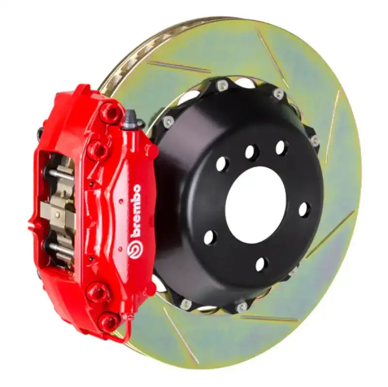 Brembo Gt Big Brake Kit – Rear 4-Piston Calipers With Slotted 345X28Mm Two-Piece Rotors For Porsche Cayman (2005–2012) 1
