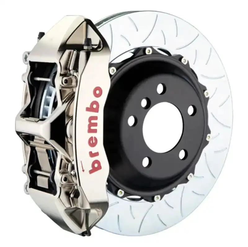 Brembo Gtr Big Brake Kit For 2012–2016 Lexus Rc F – Front Slotted Rotors (355X32Mm), 6-Piston Billet Calipers 1