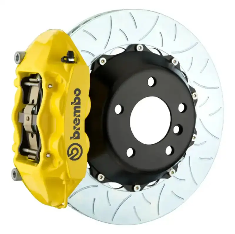 Brembo Rear Big Brake Kit – 4-Piston Calipers, Slotted 380X28Mm Two-Piece Rotors For 2015–2023 Mustang Gt 1