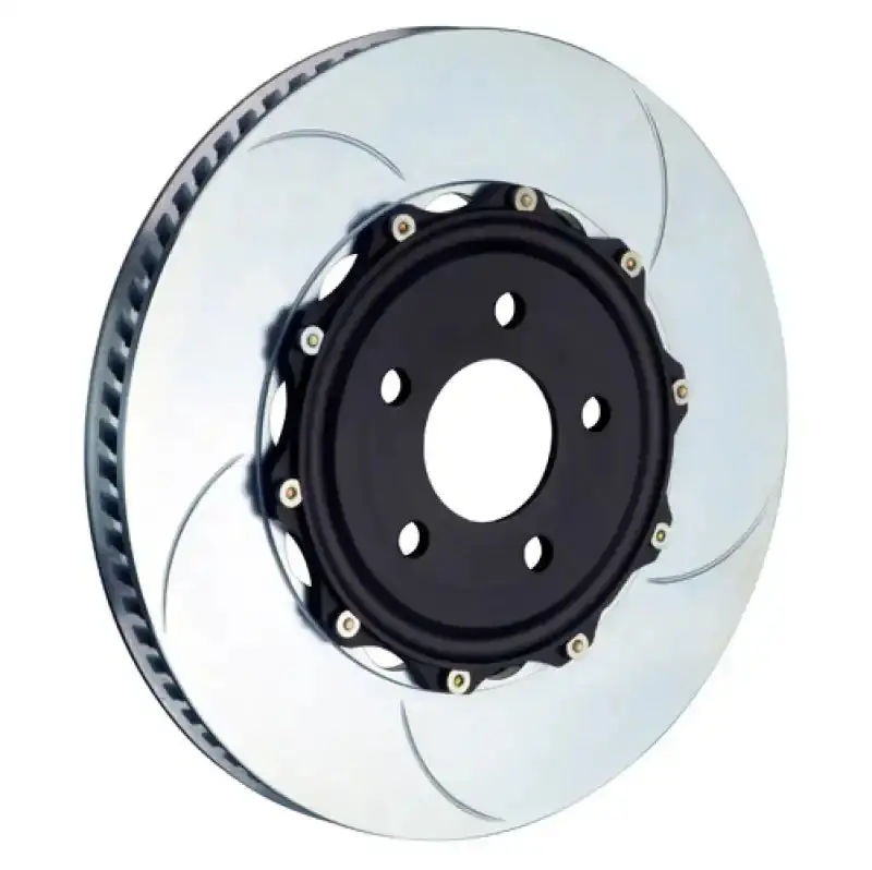Brembo Two-Piece Slotted Front Rotors – 355X32Mm For 2005–2006 Gt Models (Type-5 Design) 1