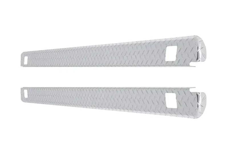 Dee Zee Dz11986 Aluminum Bed Cap Wrap With Stake Pockets – Brite-Tread Finish 1