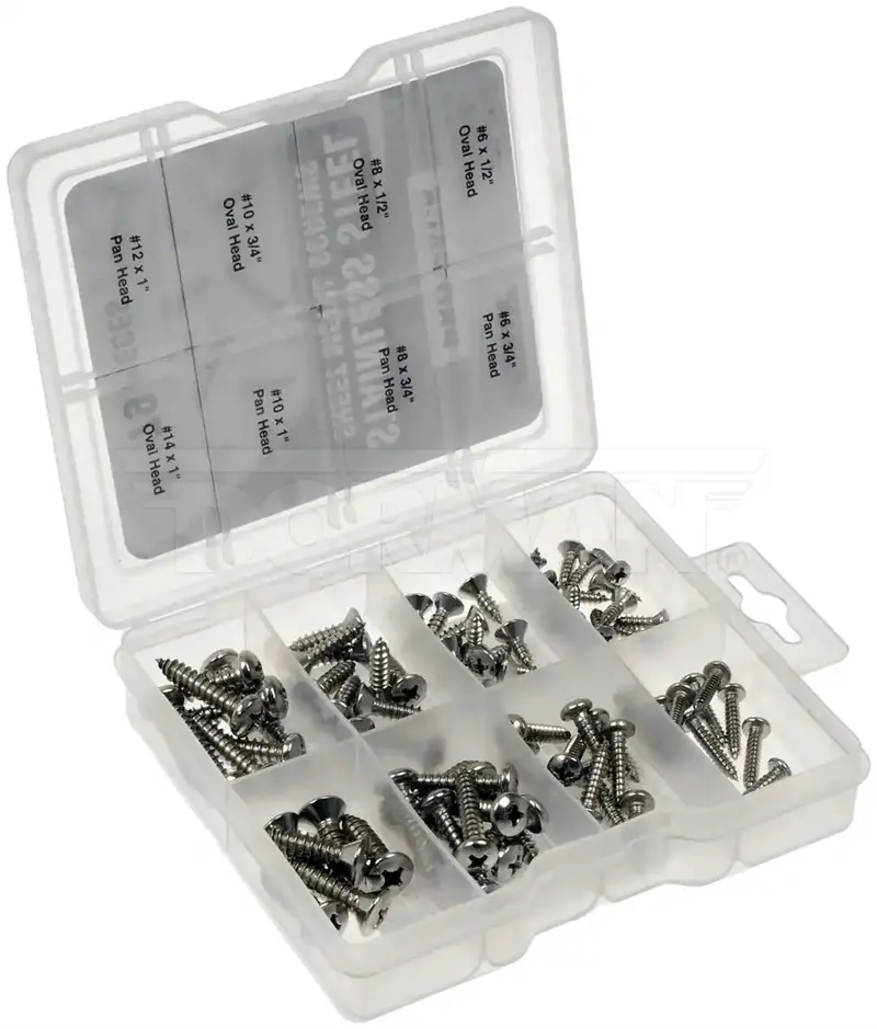 Dorman 799-510D Multi-Size Oe Solutions Screw Assortment – Steel Fastener Kit For Automotive Repairs 1