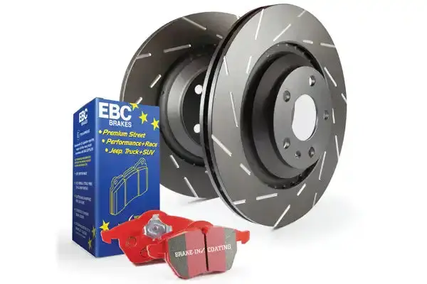 Ebc S4Kr1435 Slotted Brake Rotors – Precision-Cut Narrow Slots Reduce Wind Noise 1