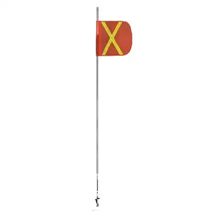 Enthuze Actentwhip10-W 10-Foot Fiberglass Antenna Whip With Quick-Disconnect Spring Mount 1