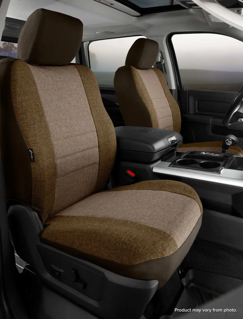 Fia Oe30 Series Custom Front Seat Covers – Taupe Tweed, Precision Fit 1