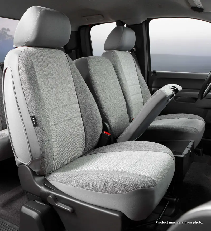 Fia Oe30 Series Gray Tweed Custom-Fit Front Seat Covers – Oe37-42 Model 1