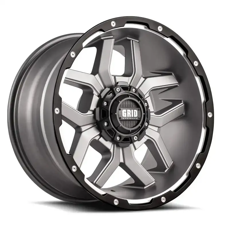 Grid Gd0717090870A1525 Gd07 Series Alloy Wheel – 17X9", Matte Black Finish 1