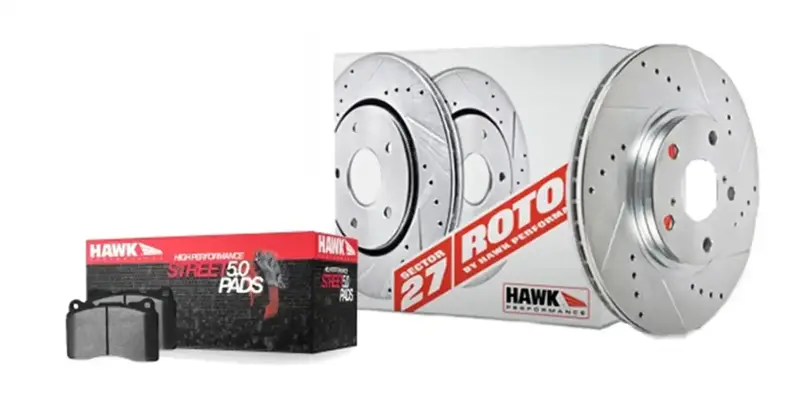 Hawk Performance Sector 27 Rear Brake Kit With Hps 5.0 Pads (Hk5180.145B) 1