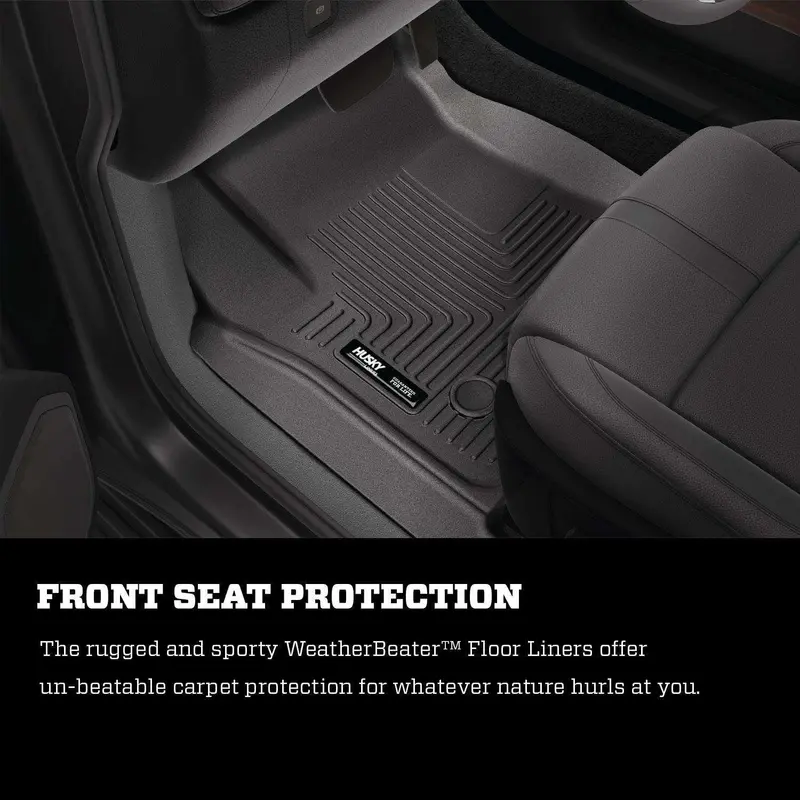 Husky Liners 98352 Weatherbeater Floor Liners – Front & Second Row For Ford Escape 1