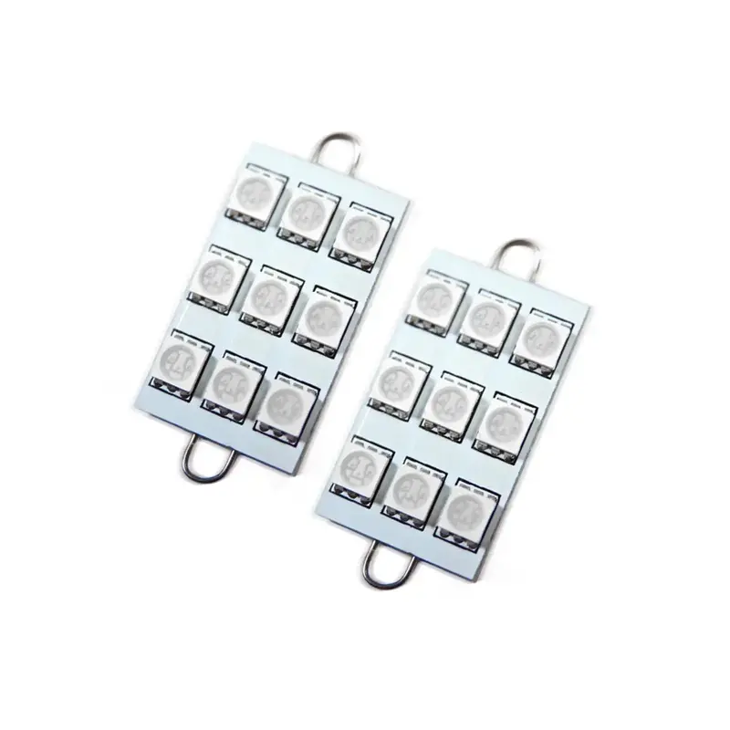 Oracle Lighting 5209-007 44Mm 6-Led Loop Festoon Bulbs – Uv-Purple, Sold As Pair 1