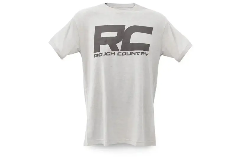 Rough Country 840862Xl Men'S Grey Logo T-Shirt – Xxl Size, Cotton Blend 1
