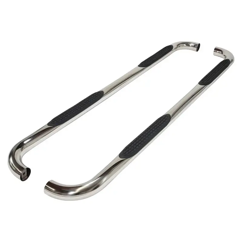 Trailfx 3-Inch Round Bent Stainless Steel Rocker Panel Guard – Extended Cab Pickup, No End Caps 1