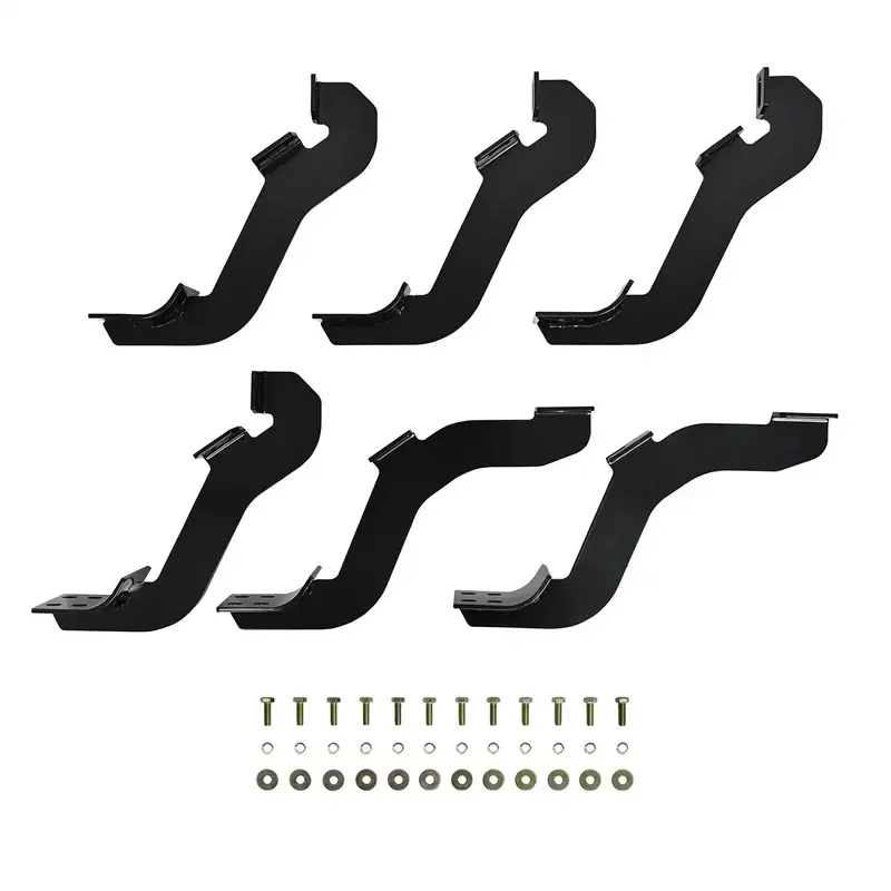 Westin Premier Oval Nerf Step Mount Kit – Black Powder-Coated For Ford Super Duty Super Crew Cab & Extended Cabs 1
